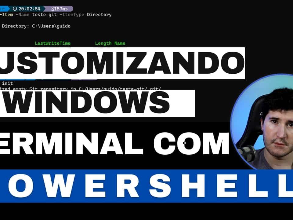 Customizando o Windows Terminal com Powershell